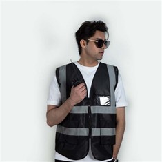Hi Vis 멀티 포켓 측량사 안전 조끼