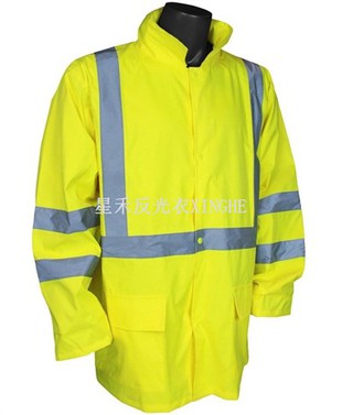 Hi Viz 경량 레인 재킷